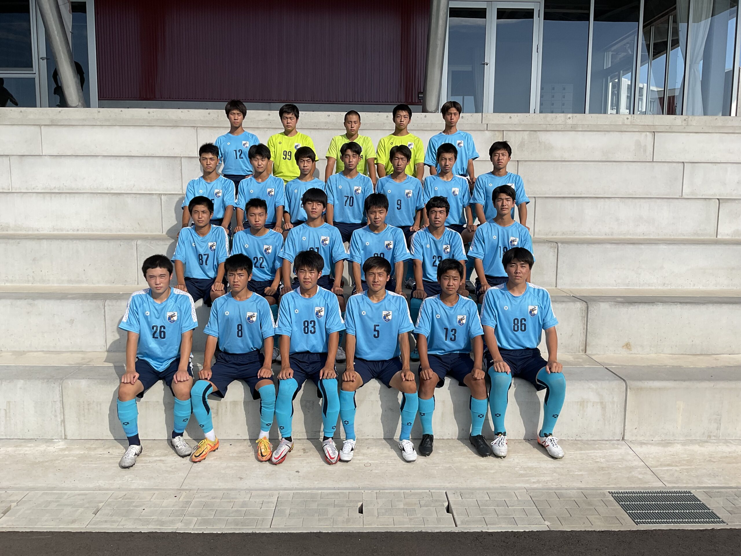 1年生 24名 金沢学院高校サッカー部